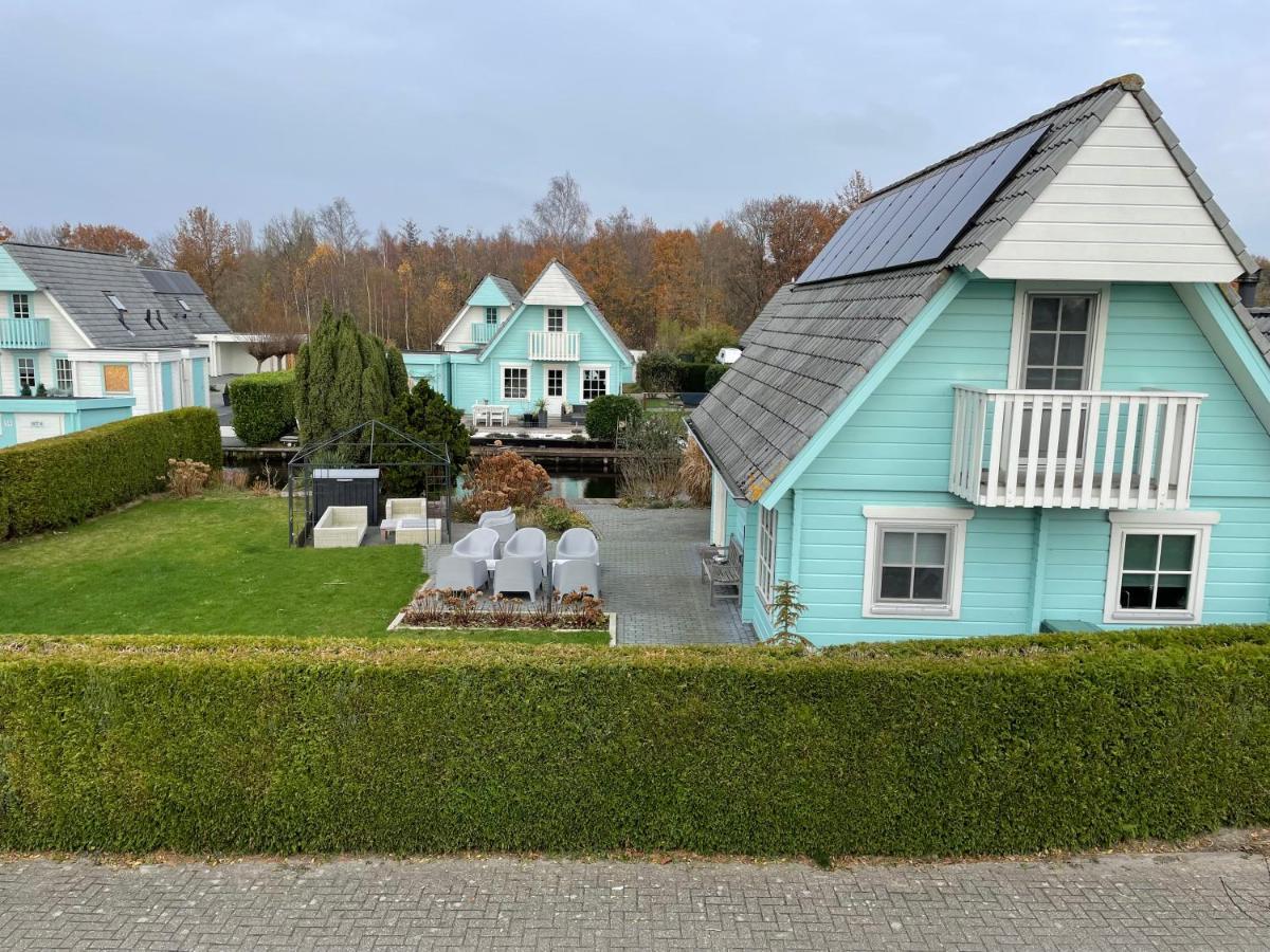 Vrijstaande Luxe Finse Blokhut 2-6 Of 2-8 Pers Villa Kropswolde Ngoại thất bức ảnh