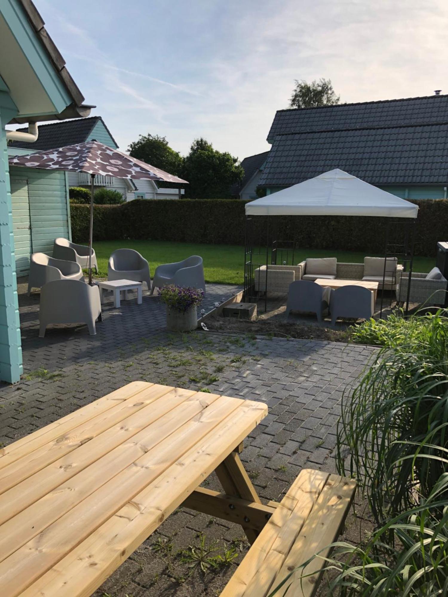 Vrijstaande Luxe Finse Blokhut 2-6 Of 2-8 Pers Villa Kropswolde Phòng bức ảnh